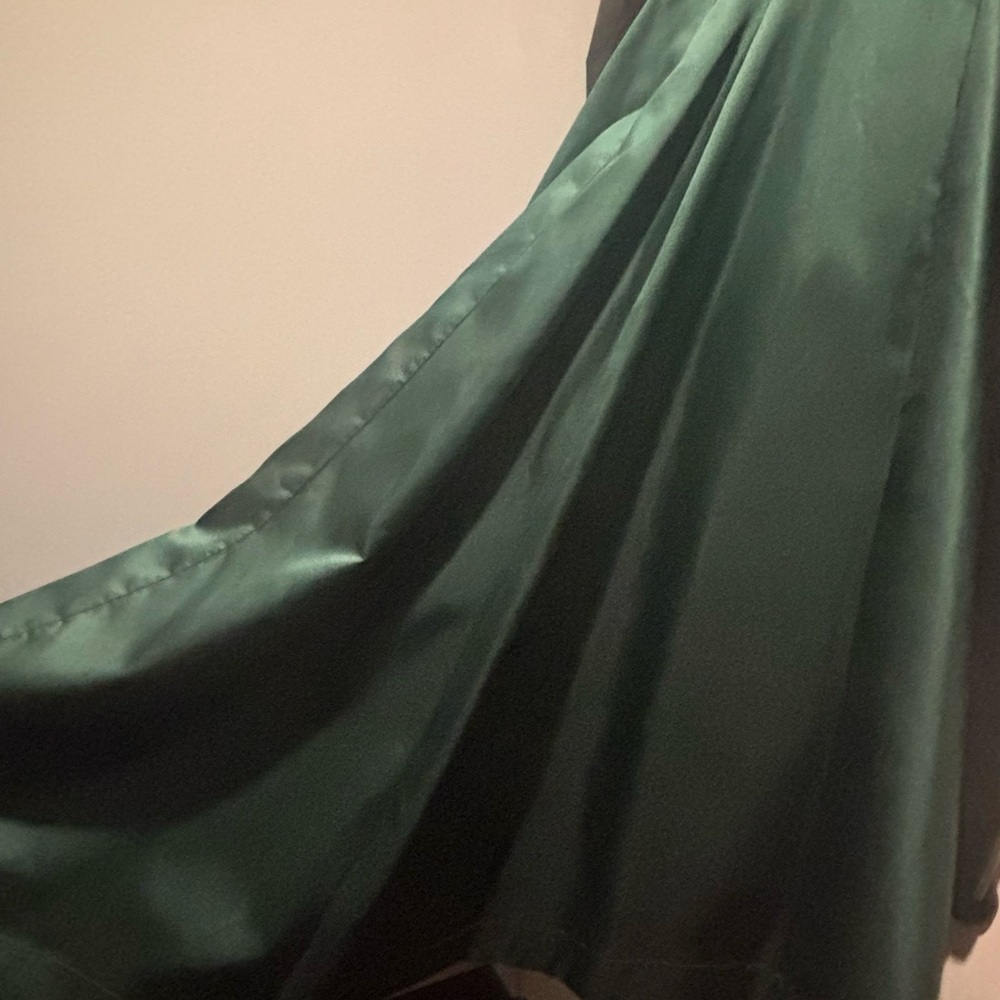 Adrianna Papell Emerald High Low Dress